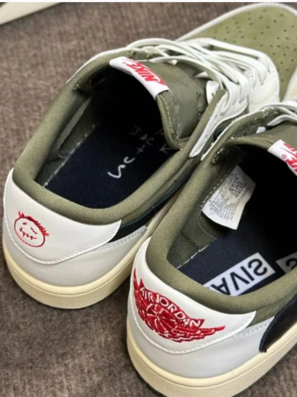 Travis Scott x Air Jordan 1 Retro Low 'Reverse Olive'